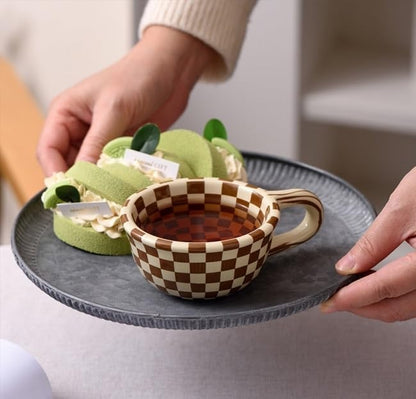 Kaffe Reverie Checkerboard Mug