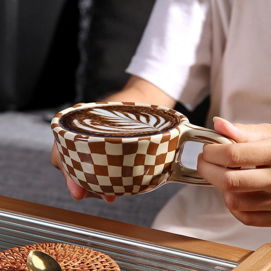 Kaffe Reverie Checkerboard Mug