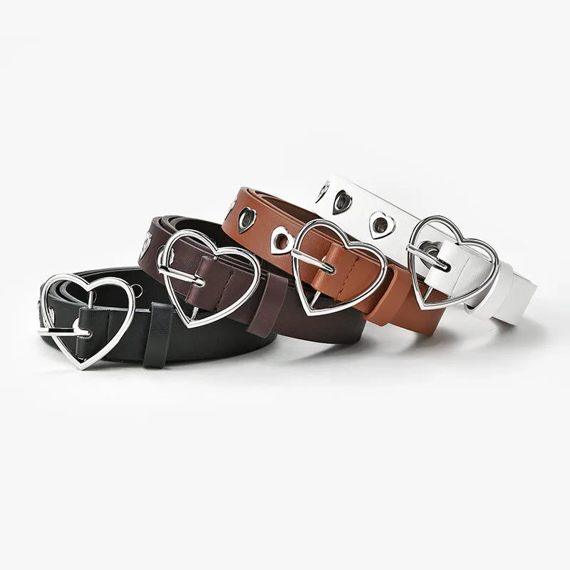 Rebel Yell™ Edgy Heart Buckle Belt