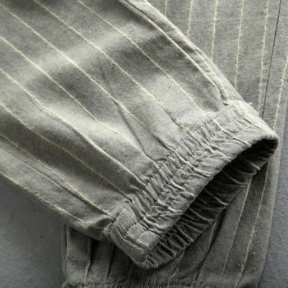 The Weekend™ Linen Pinstripe Summer Pants