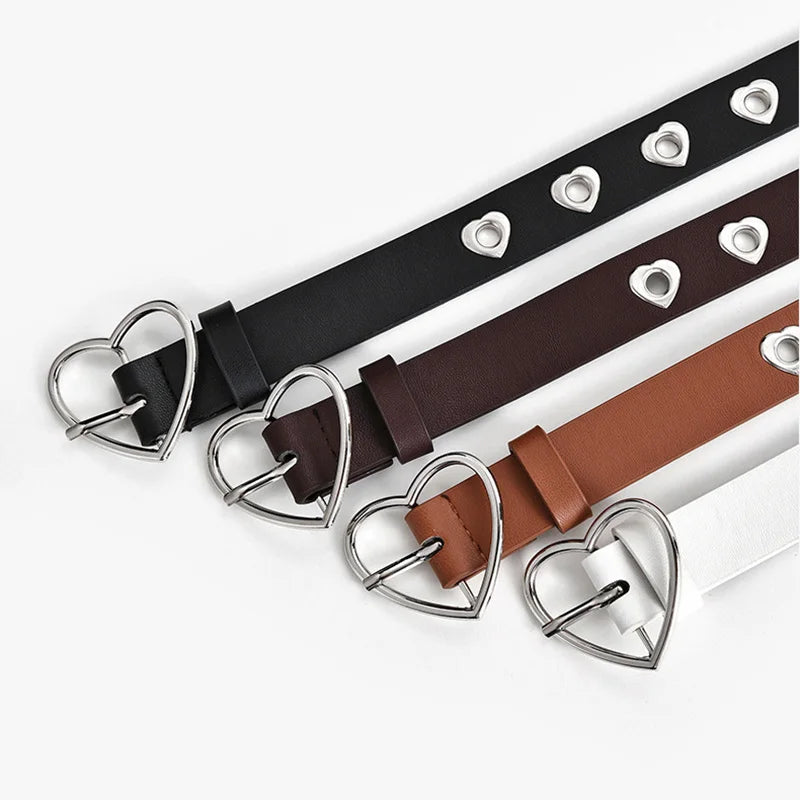 Rebel Yell™ Edgy Heart Buckle Belt