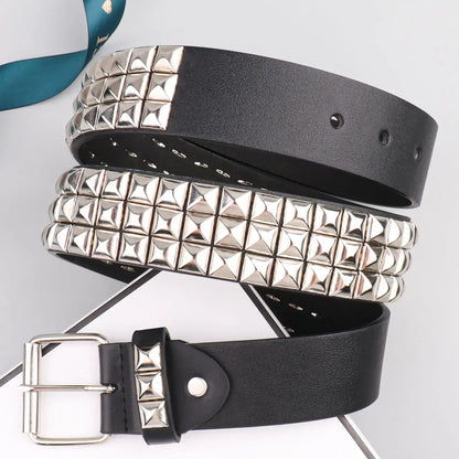 Rebel Yell™ Studded Leather Belt