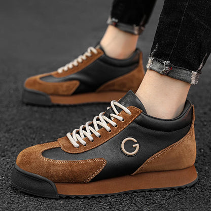 Harbor Grind™ Patchwork Leather Board Sneakers