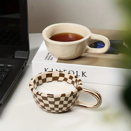 Kaffe Reverie Checkerboard Mug