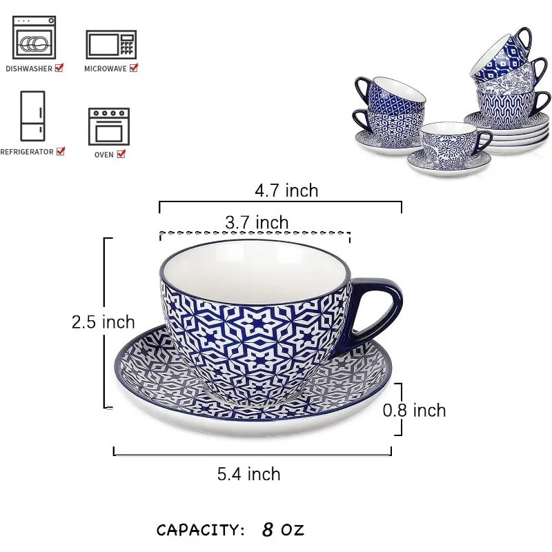 CoastalCafe™ Cappuccino 6pc Set