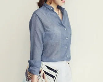 SeaSide Chic™ Linen Blouse