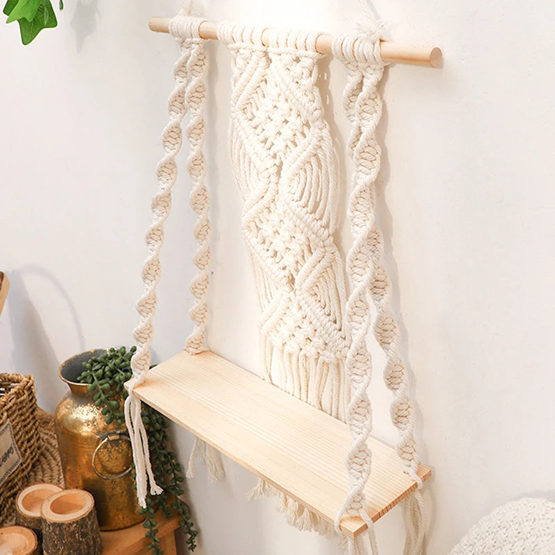 DreamWeaver Boho Floating Shelf