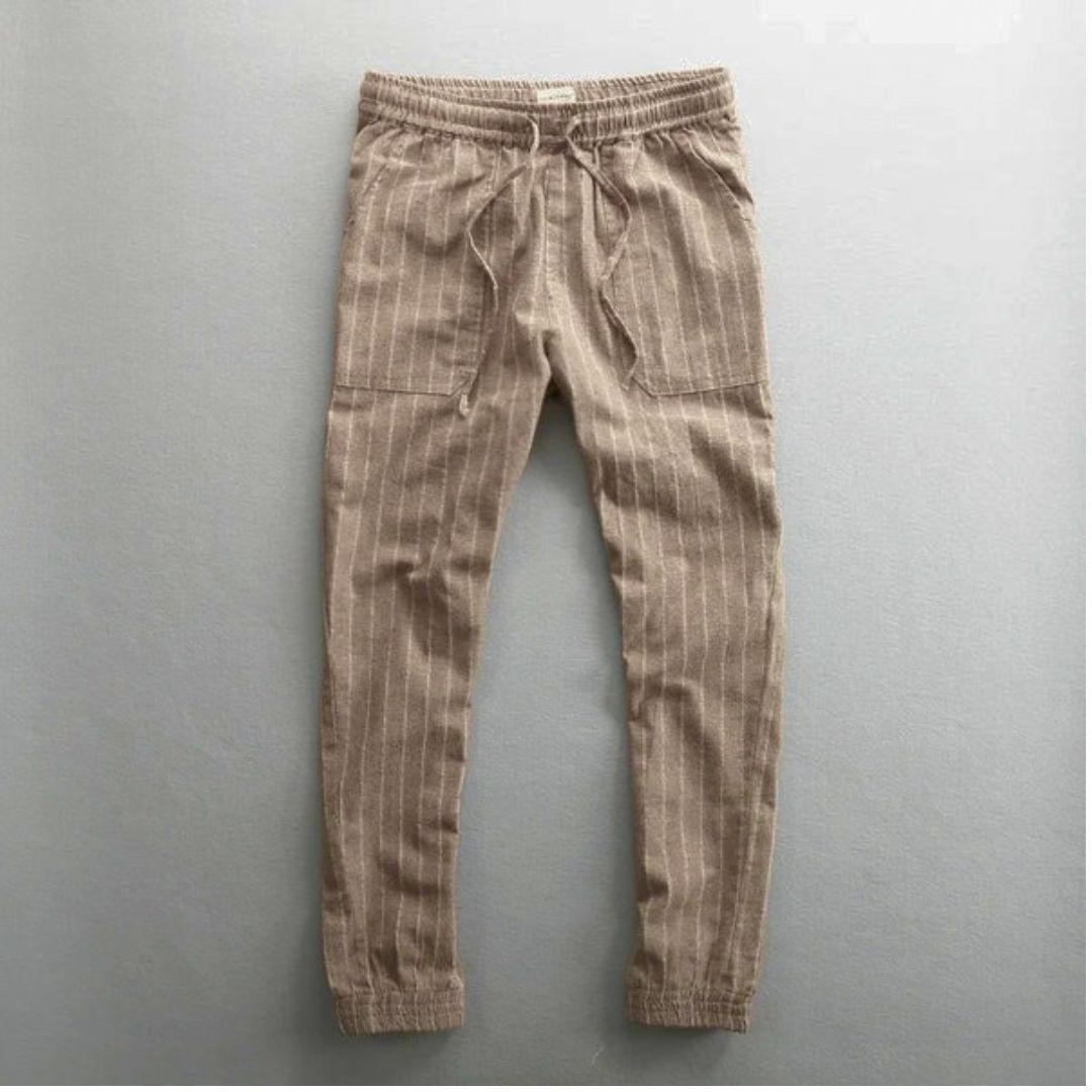 The Weekend™ Linen Pinstripe Summer Pants