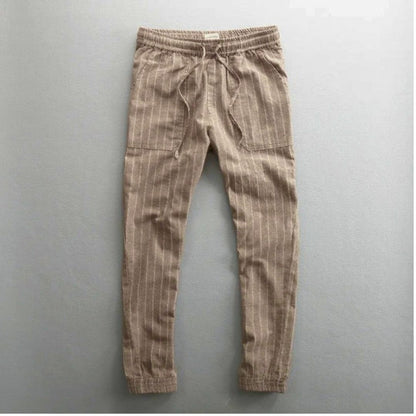 The Weekend™ Linen Pinstripe Summer Pants